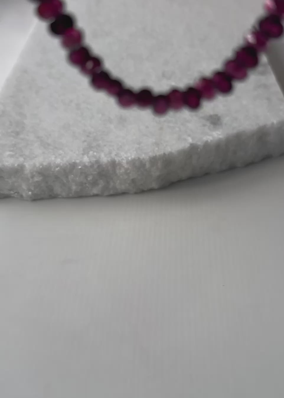GARNET & PEARL NECKLACE - WANTED ONE OF A KIND